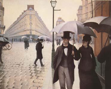 Gustave Caillebotte Paris Street A Rainy Day (mk09) oil painting image
